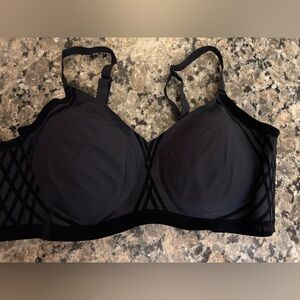 Honeylove LiftWear Silhouette Bra Black 2X Plus Sz Shapewear Adjustable Straps